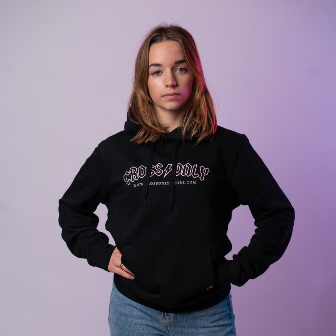 Le Sweat Noir et Rose - Unisex