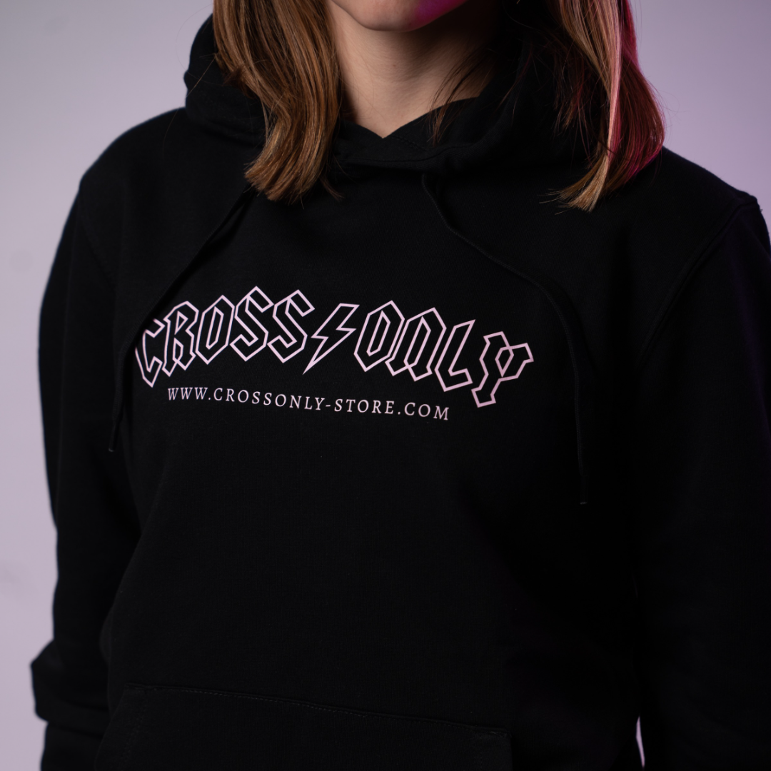 Le Sweat Noir et Rose - Unisex